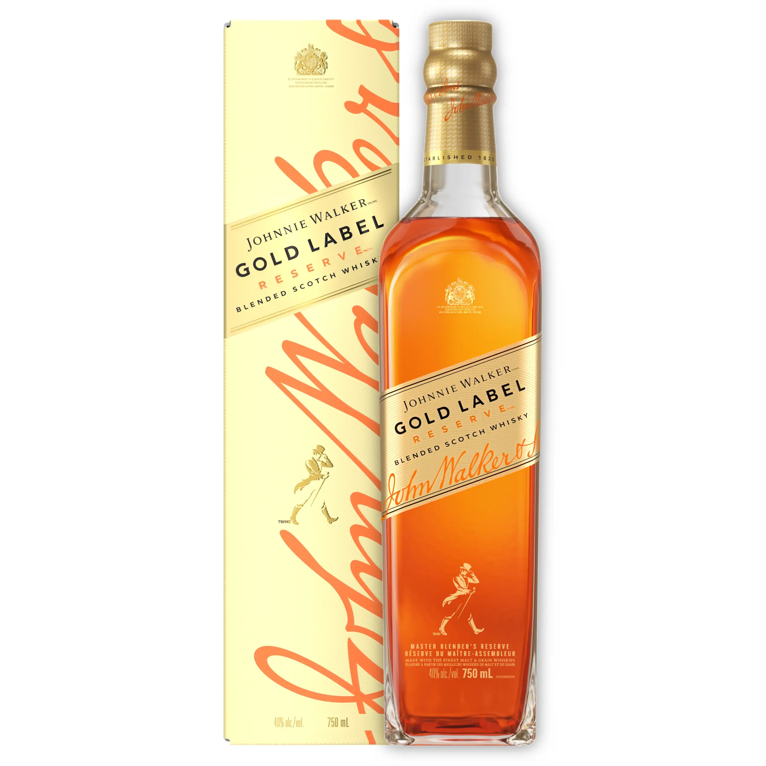 Whisky JOHNNIE WALKER Gold Label Reserve Botella 750ml