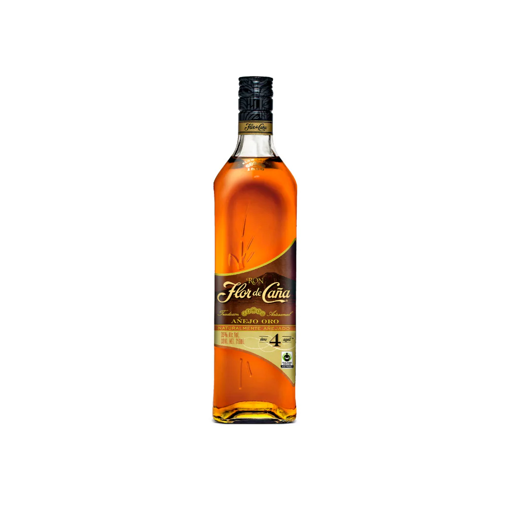 Ron FLOR DE CAÑA 4 Años Botella 750ml