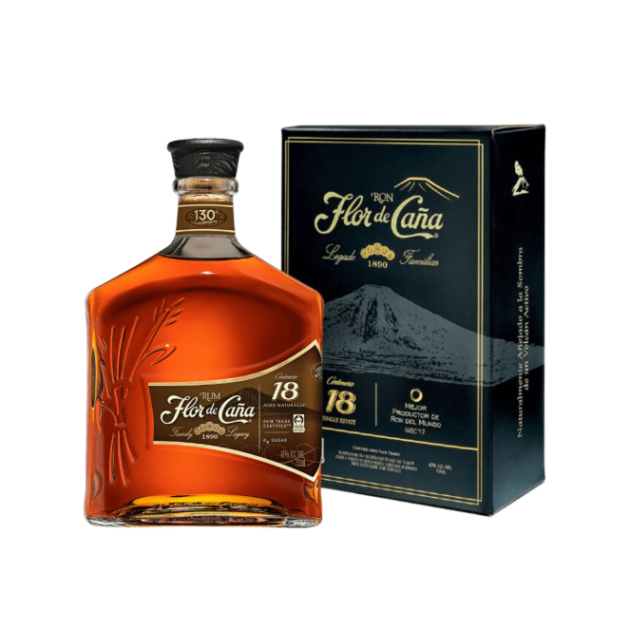 Ron FLOR DE CAÑA 18 Años Botella 750ml